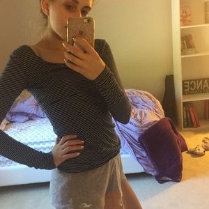 NEVER WORN Forever 21 Striped Long Sleeve Shirt